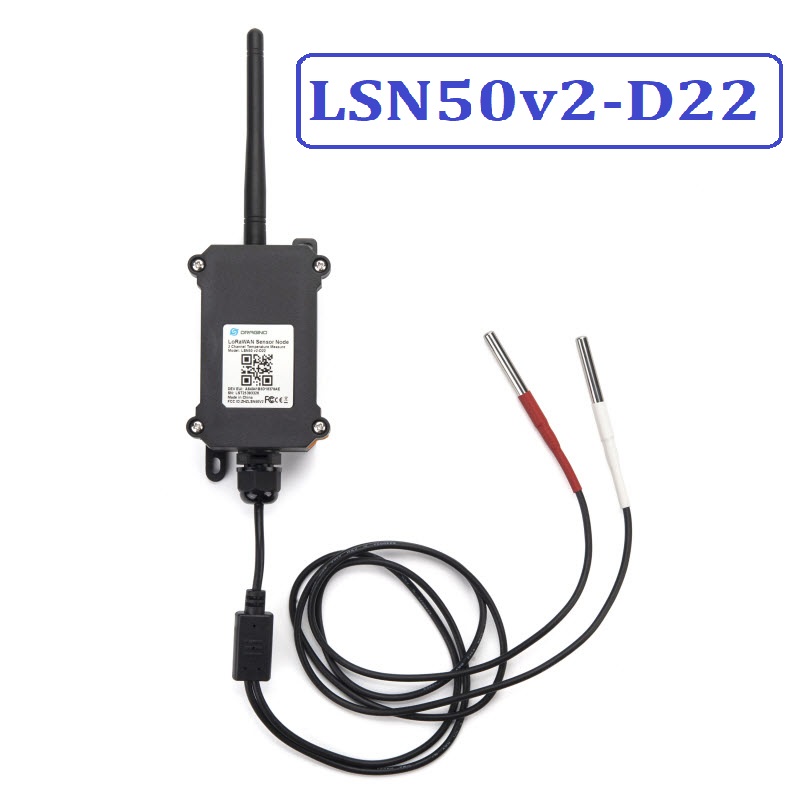 LoRaWAN Waterproof n-Channel Temperature Sensor