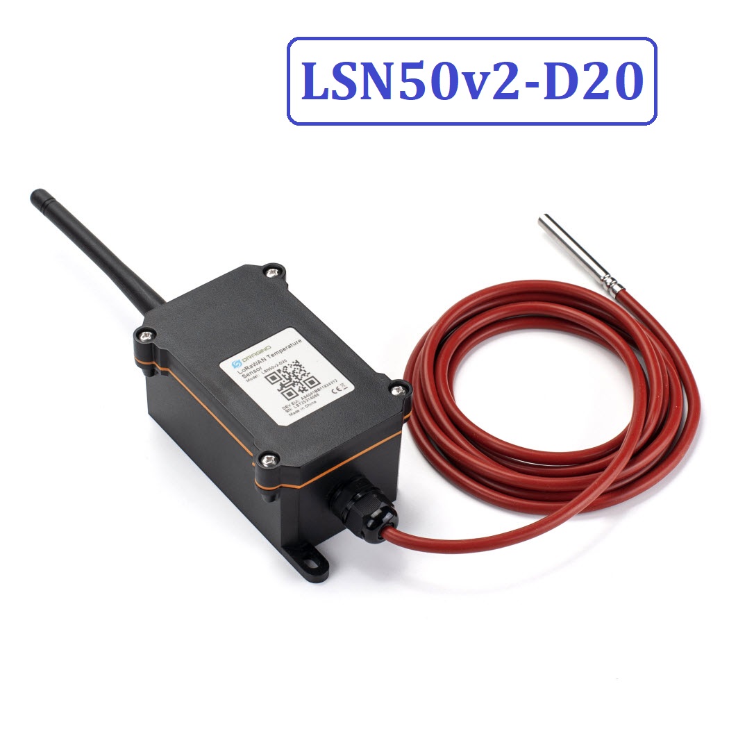 LoRaWAN Waterproof n-Channel Temperature Sensor