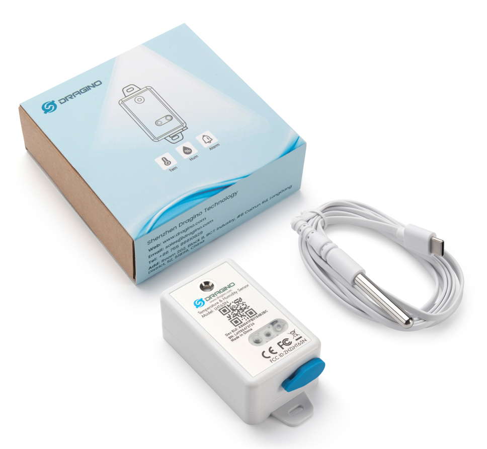 Temperature & Humidity sensor (LHT65N) based on LoRaWAN®